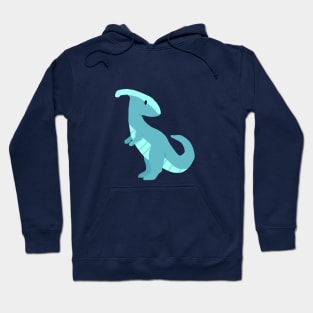 Cute Cyan Dinosaur Hoodie